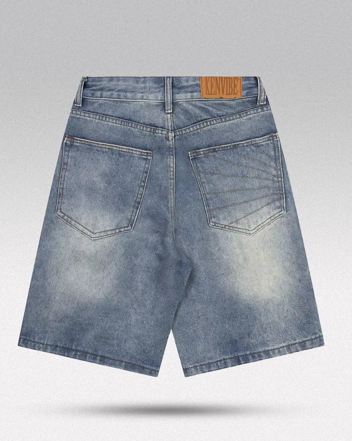 Distressed jorts ’Vortex’