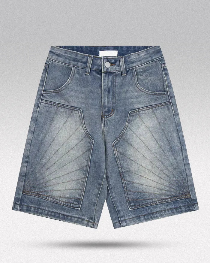 Distressed jorts ’Vortex’