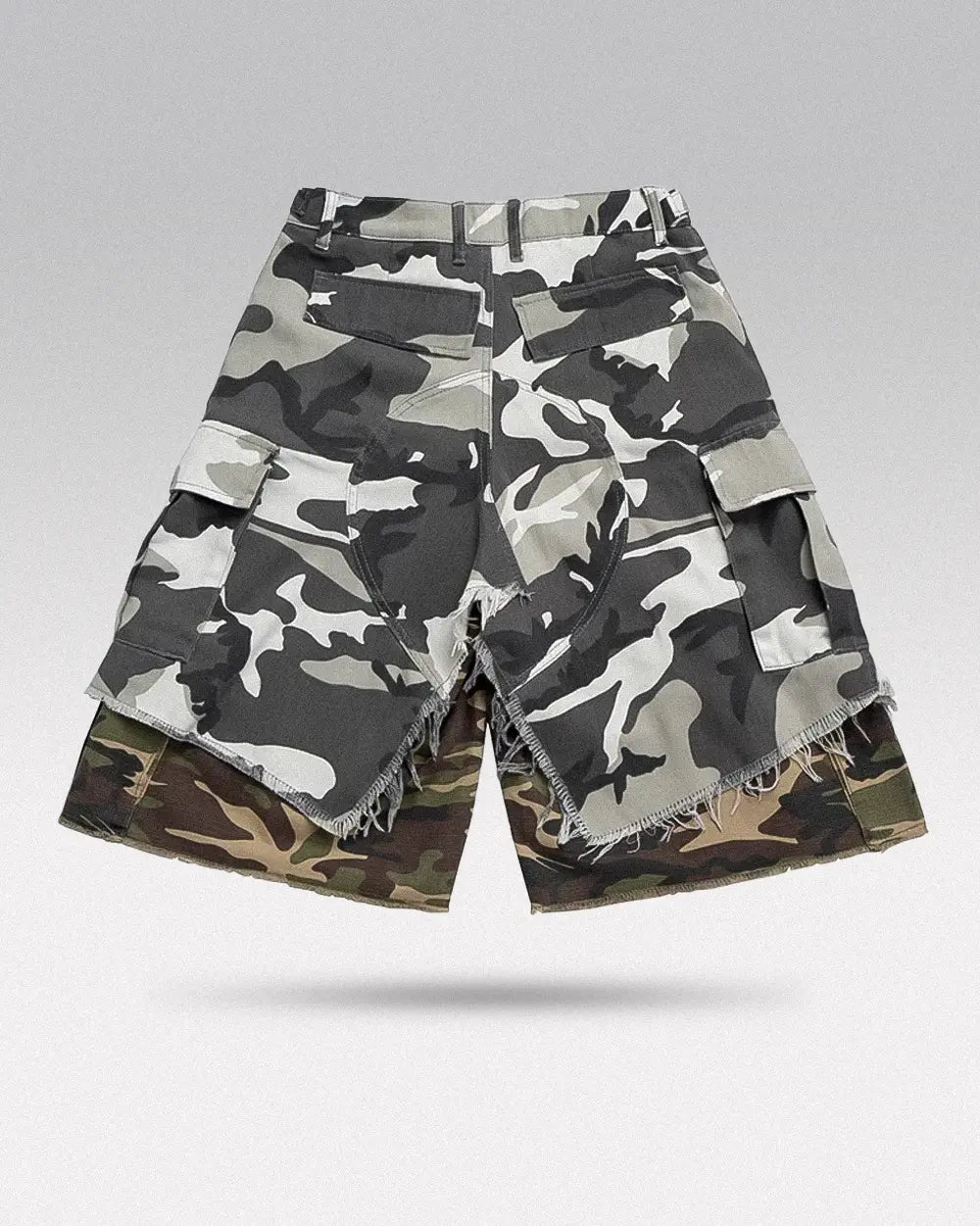 Faux Two-Piece Camo Jorts ’Veloc’