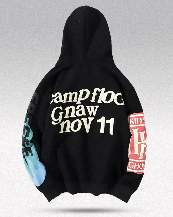 Foam Print hoodie ’Ghost’