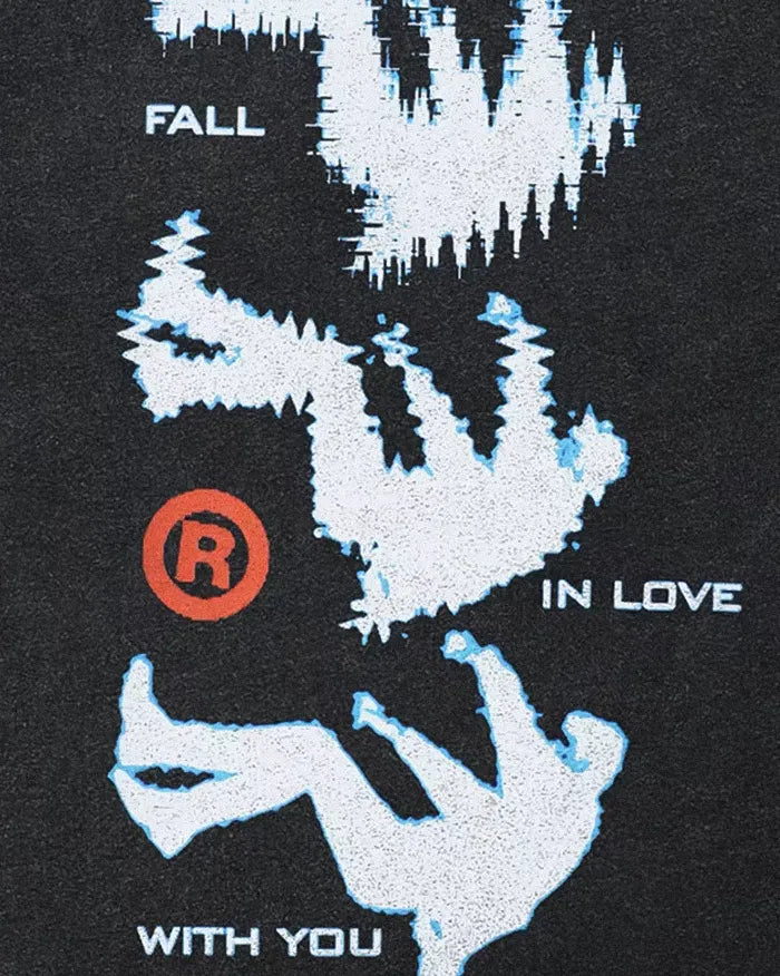 Graphic tee men y2k ’Fallin’