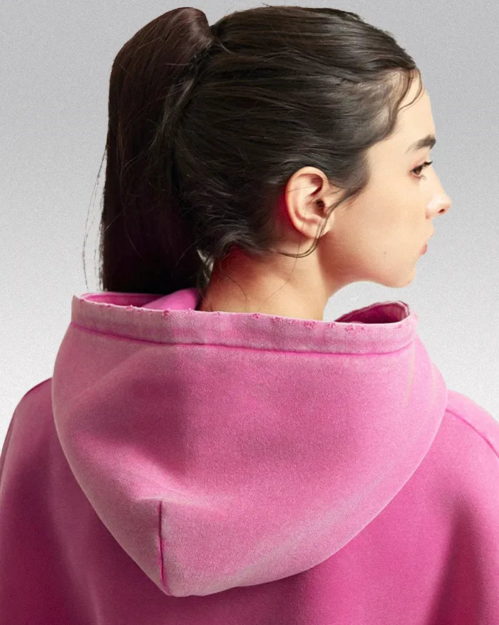 Heavyweight acid wash hoodie ’Plasma’