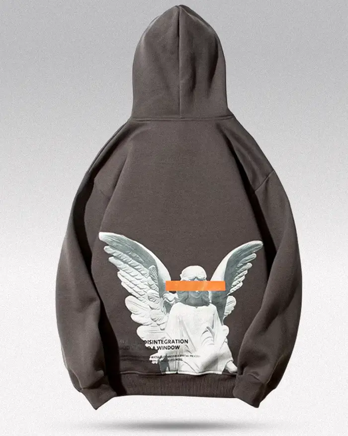 Hoodie y2k ’Angel’ - Grey / M