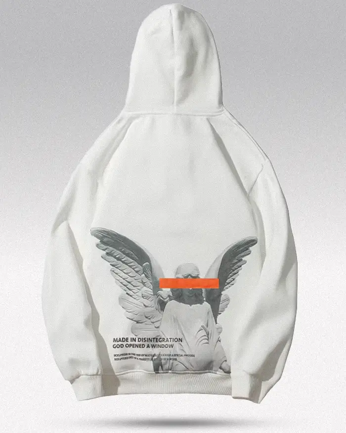 Hoodie y2k ’Angel’ - White / M