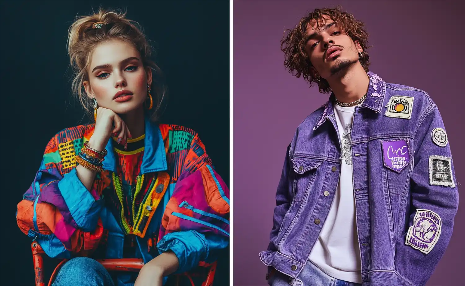 models in y2k clothing