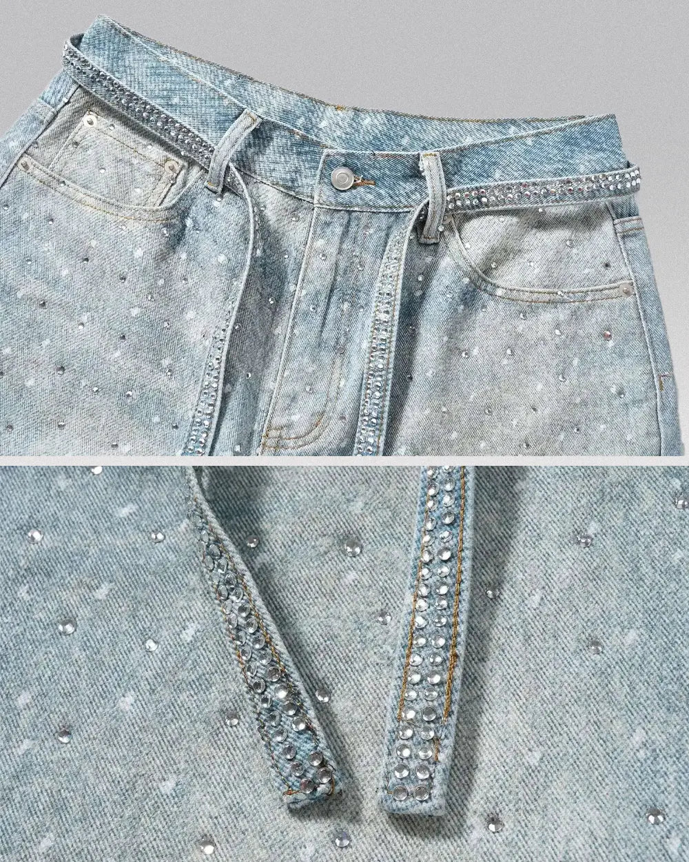 Jorts with Rhinestones Men ’Tycho’
