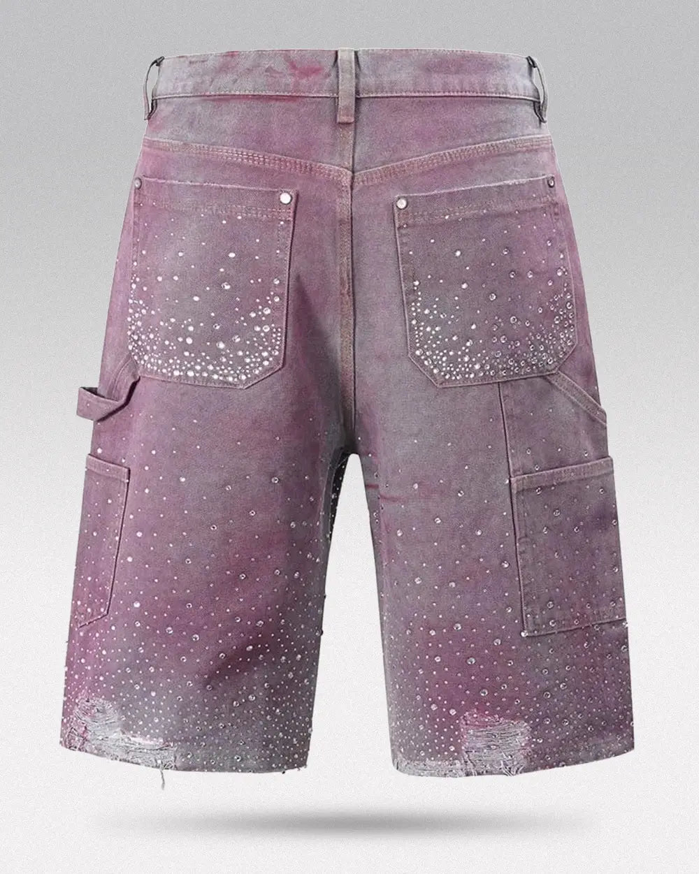 Jorts with Rhinestones ’Mercury’