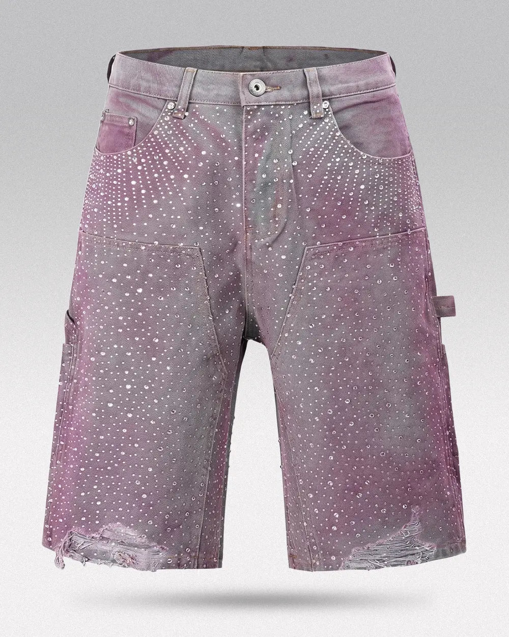 Jorts with Rhinestones ’Mercury’