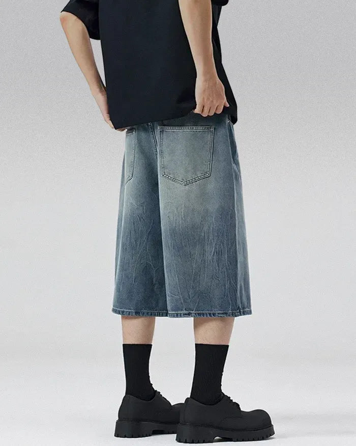 Men’s jorts baggy y2k ’Cryowave’