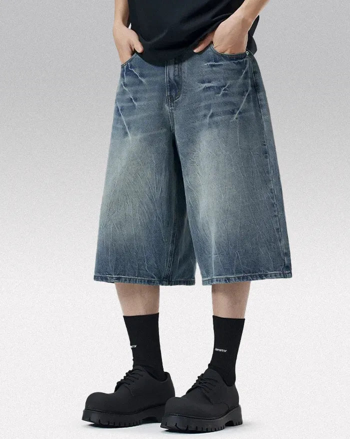 Men’s jorts baggy y2k ’Cryowave’