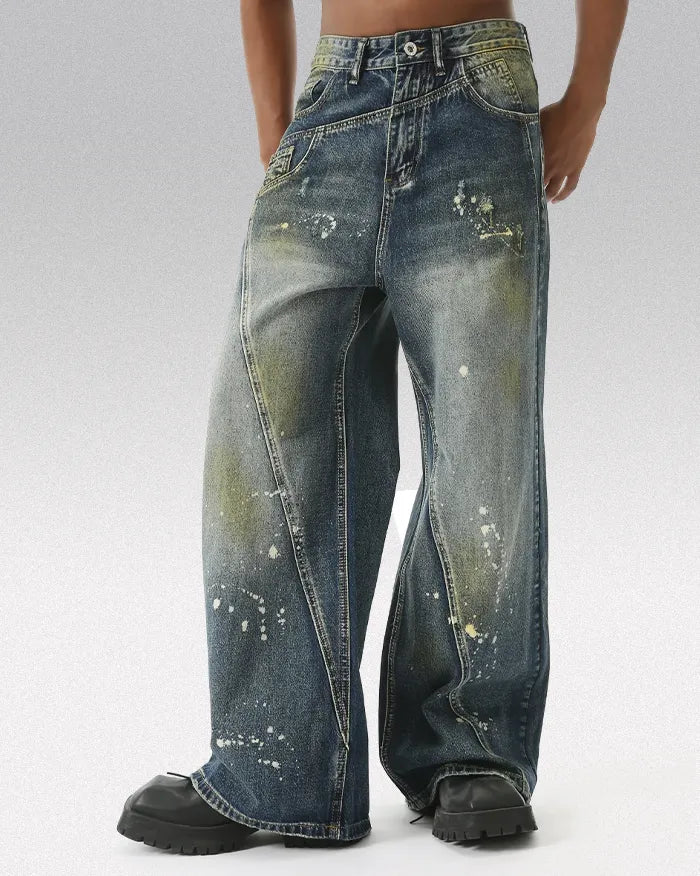 Men’s wide leg jeans ’Quark’