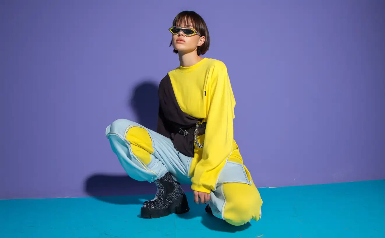 woman in y2k outfit