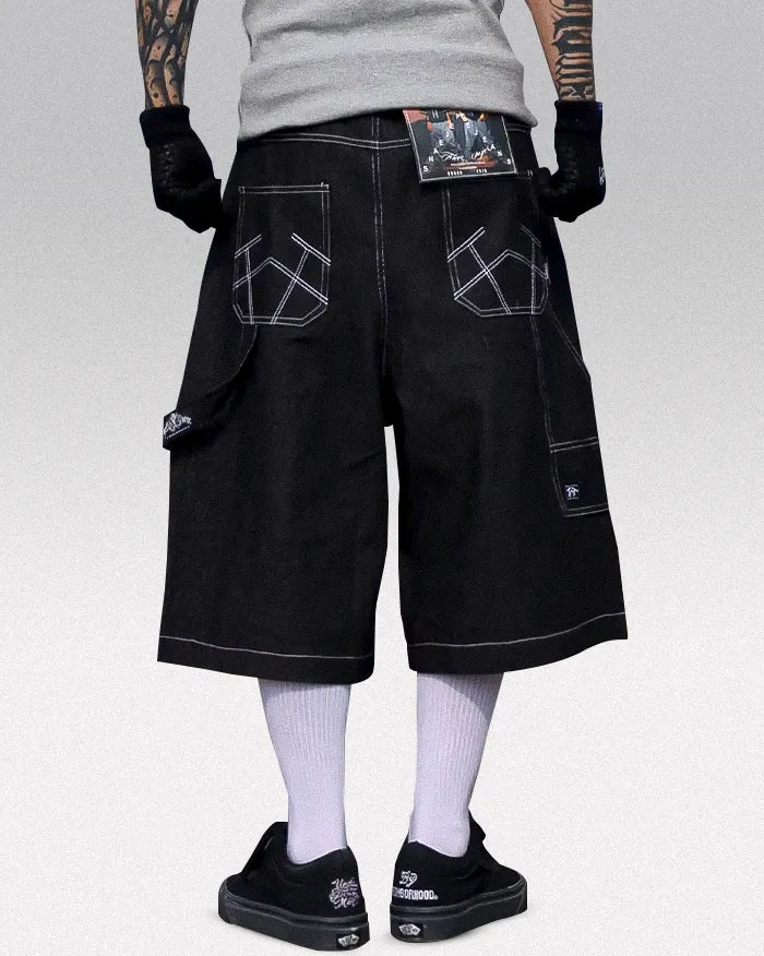 Oversized jorts ’Nero’