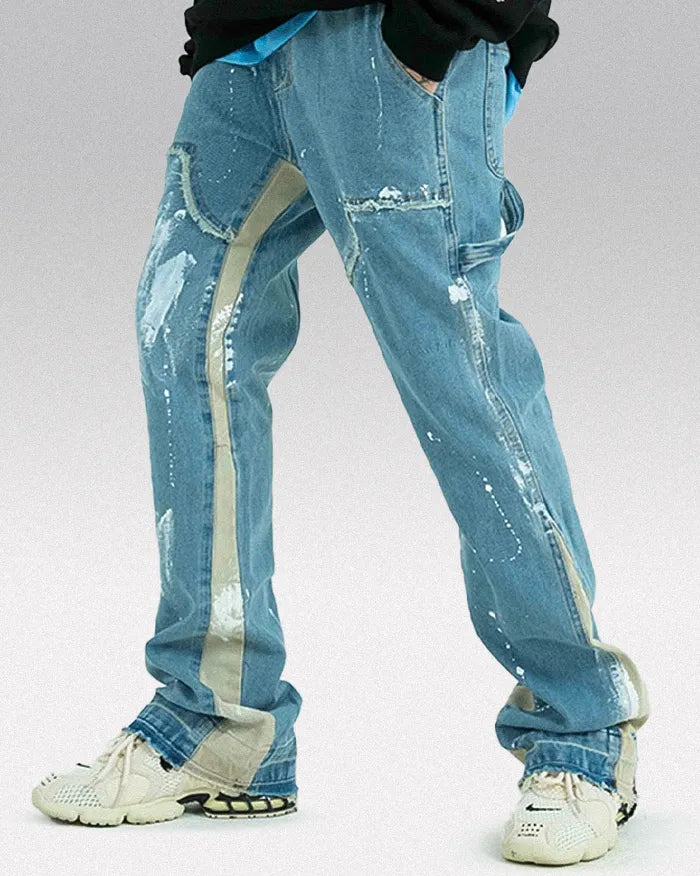 Painted jeans ’Ion’ - S