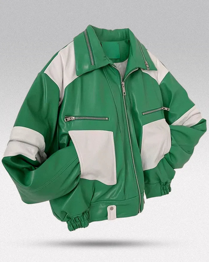 PU Leather Jacket ’Prisma’ - S