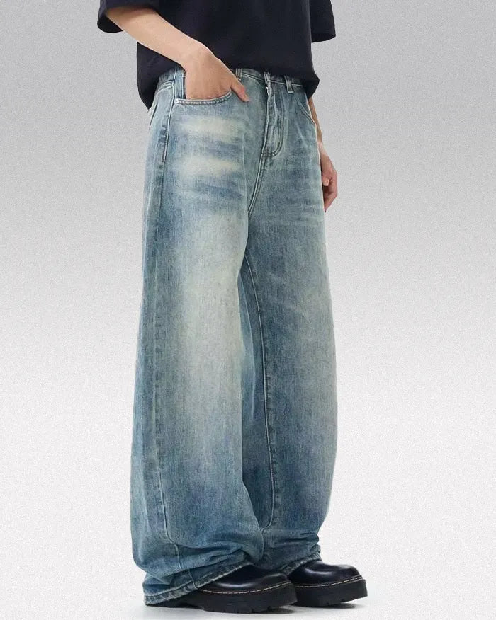 Retro Washed jeans ’Drift’ - S
