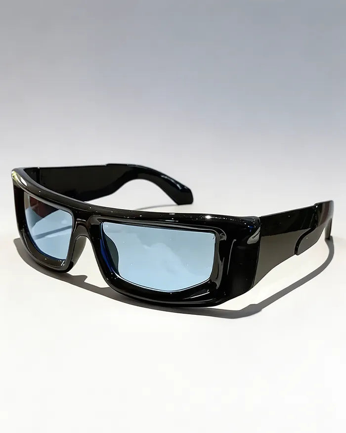 Shiny Sunglasses ’Arcad’ - Black Blue