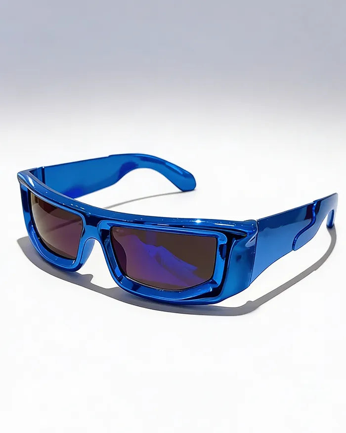 Shiny Sunglasses ’Arcad’ - Blue