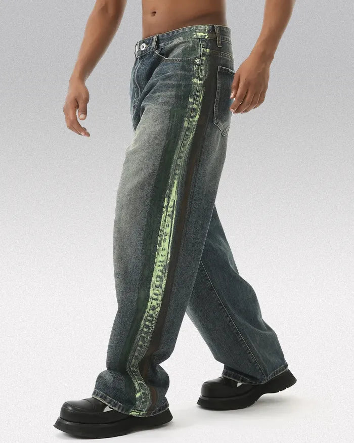 Side Striped Jeans ’Sierra’ - S