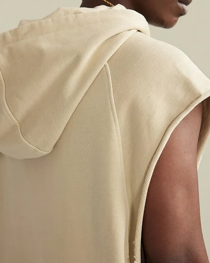 Sleeveless hoodie ’Lazuli’