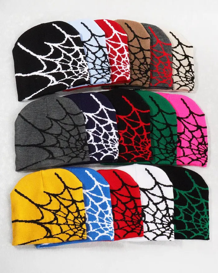 Spider Web Beanie ’Pyro’