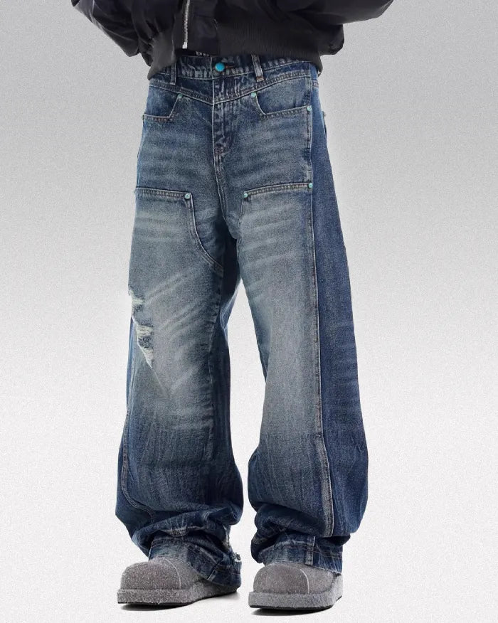 Streetwear jeans ’Quad’ Blue / M