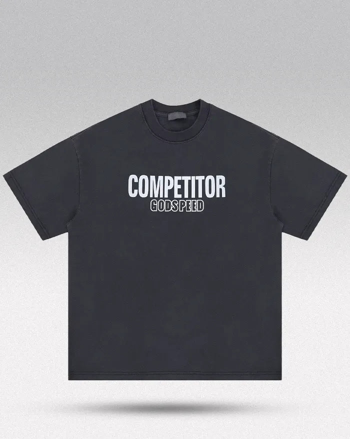 Streetwear t-shirt ’Competitor’ - Dark grey / M