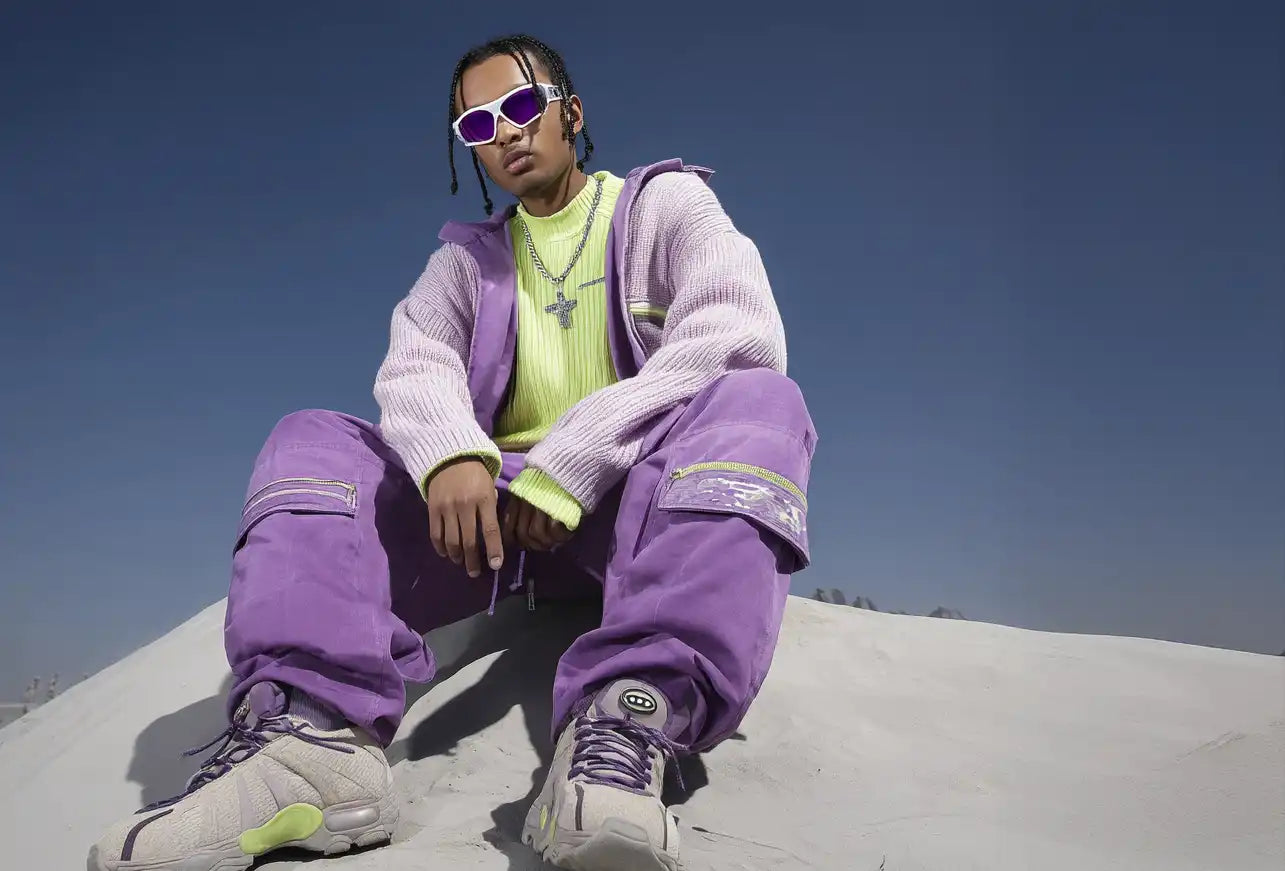 lightskin man in y2k outfits
