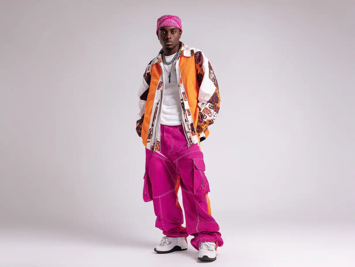 black man in y2k outfits