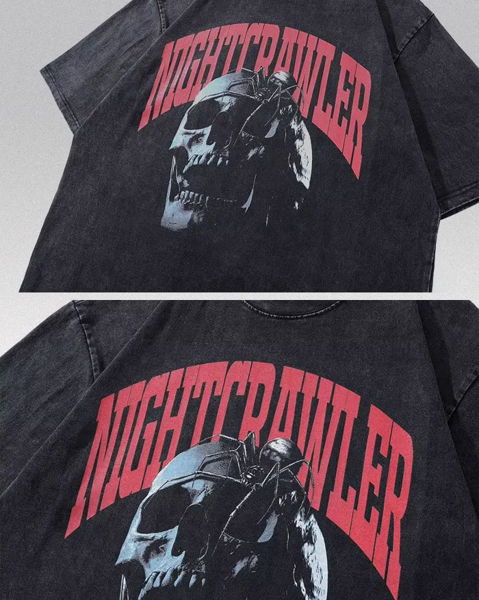 T-shirt oversized y2k ’Nightcrawler’