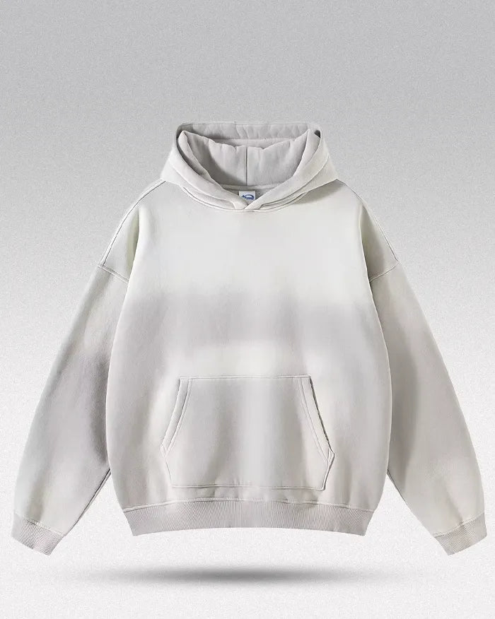 Tie dye hoodie ’Solarion’ - Gray / S