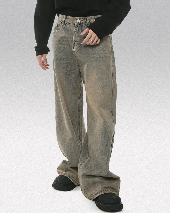 Vintage wash jeans ’Axel’ S