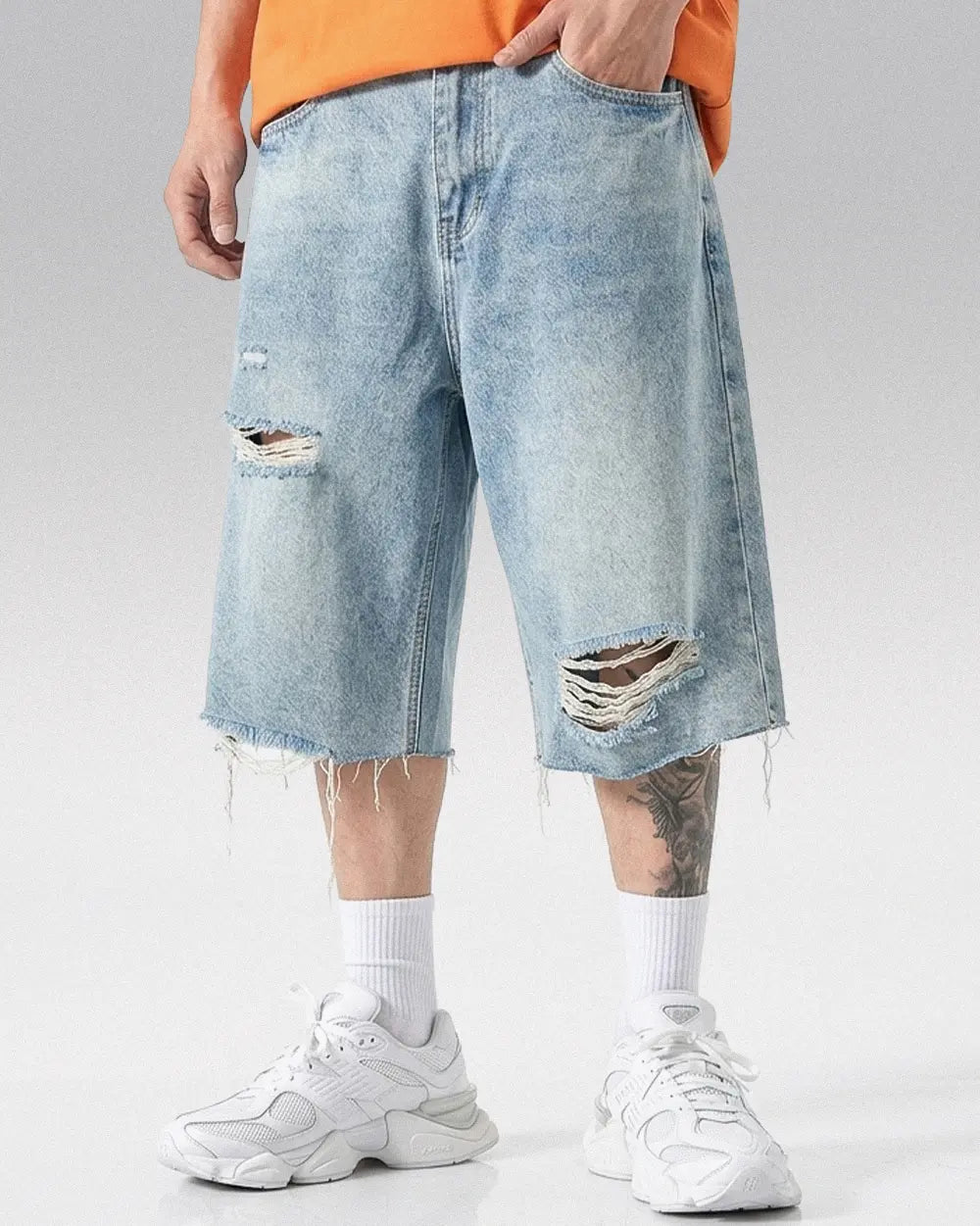 Washed jorts ’Spectro’