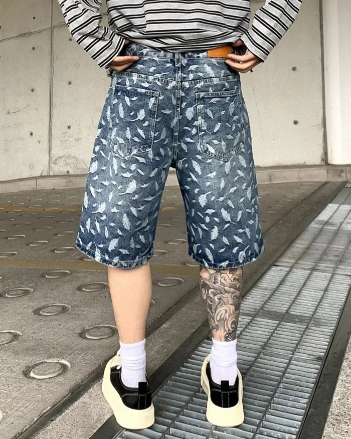 Washed jorts ’Spectro’