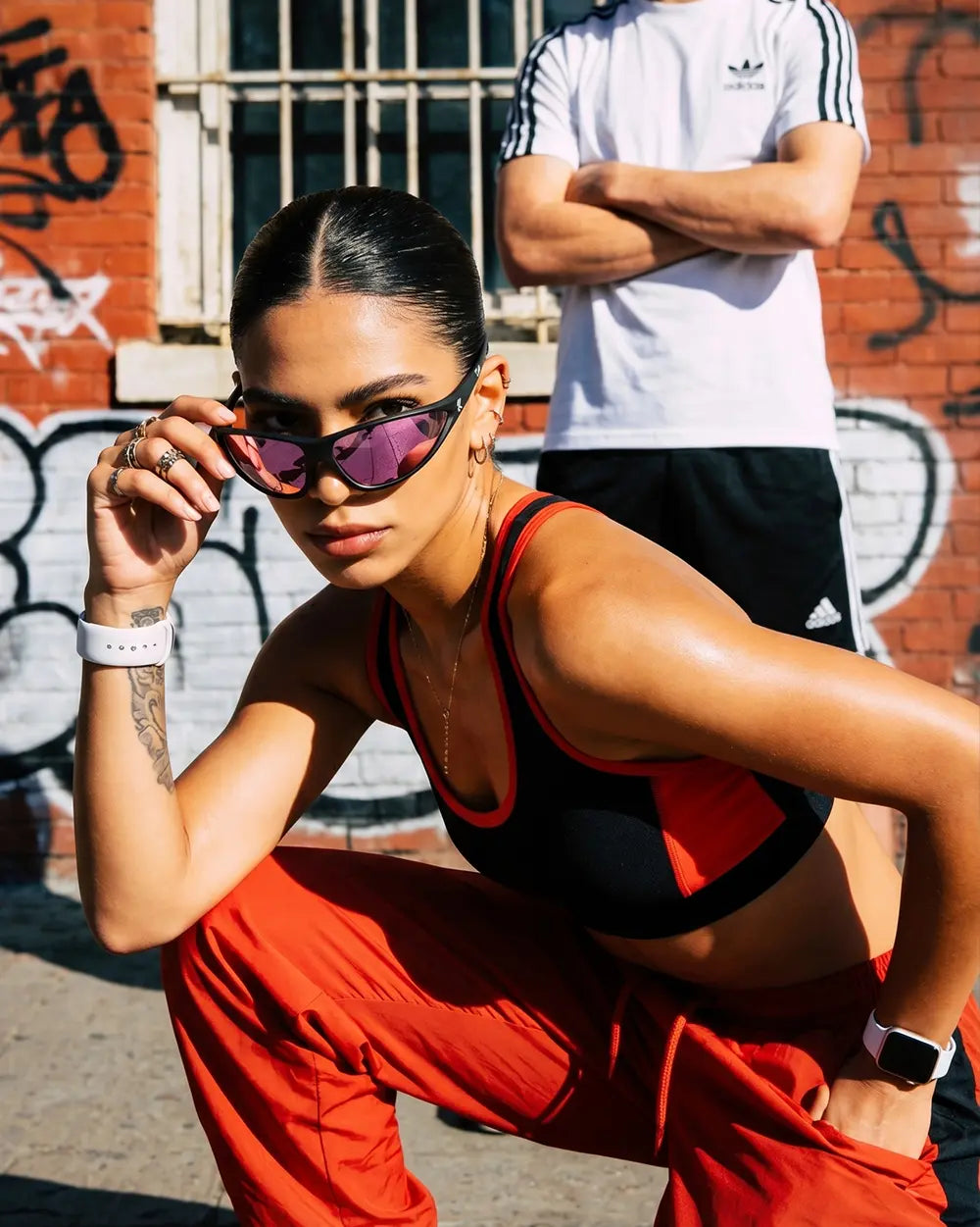 Wraparound Sunglasses Y2K ’Topaz’