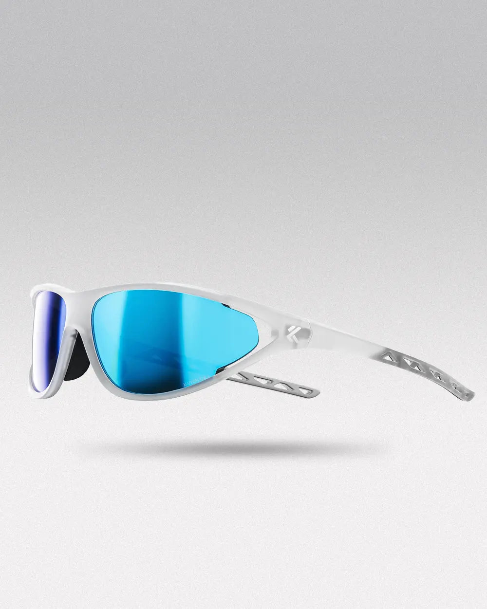 Wraparound Sunglasses Y2K ’Topaz’ - Blue