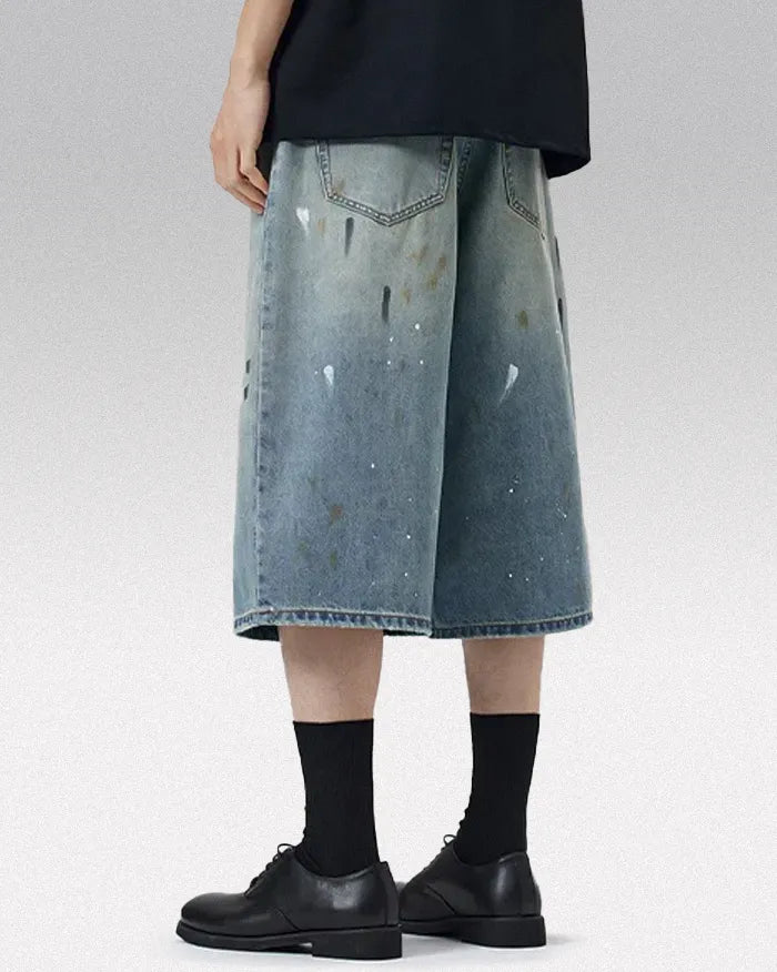 Y2k baggy jorts ’Spectron’