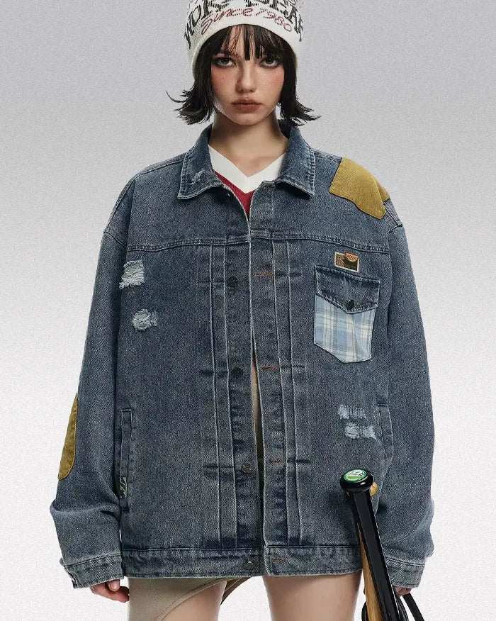 Y2k denim jacket ’Iris’