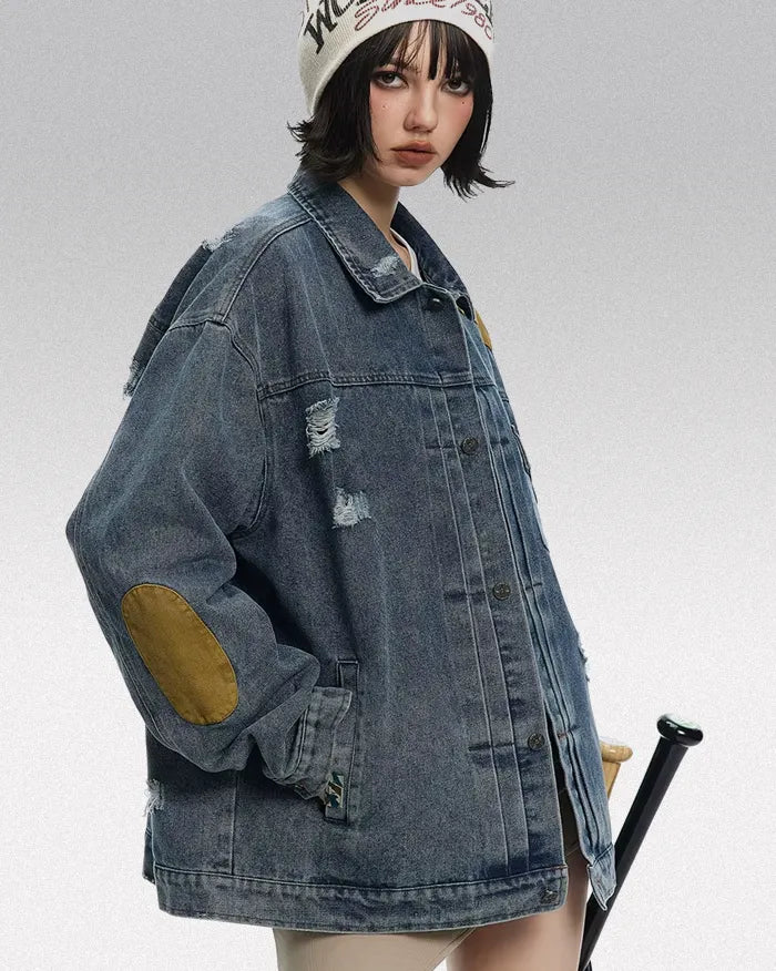 Y2k denim jacket ’Iris’