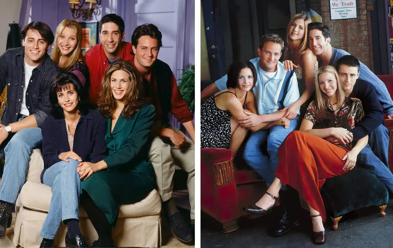 friends tv show and y2k style