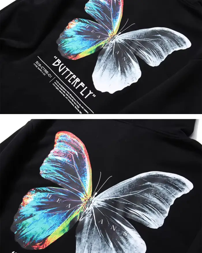 Y2k hoodie ’Butterfly’