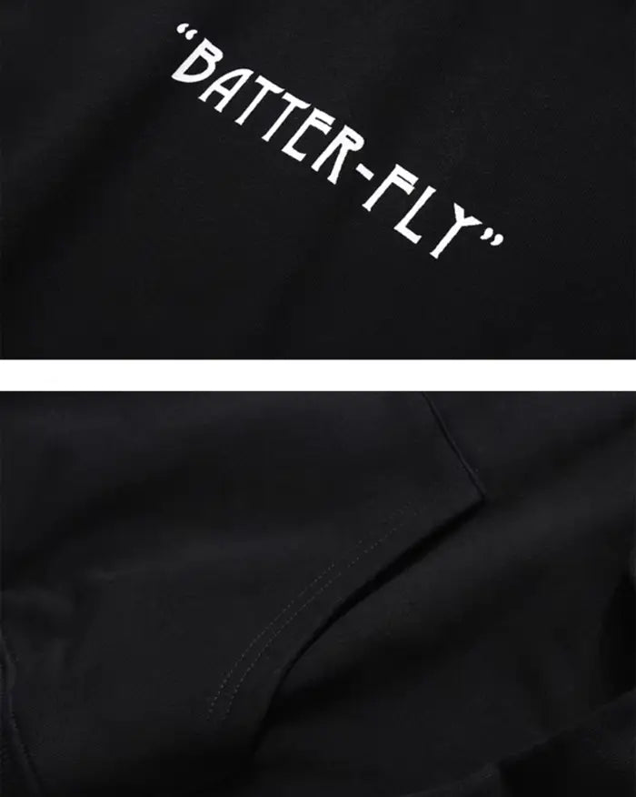 Y2k hoodie ’Butterfly’