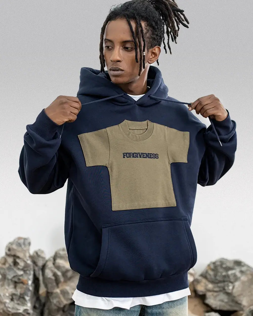 Y2k hoodie men’s ’Mona’