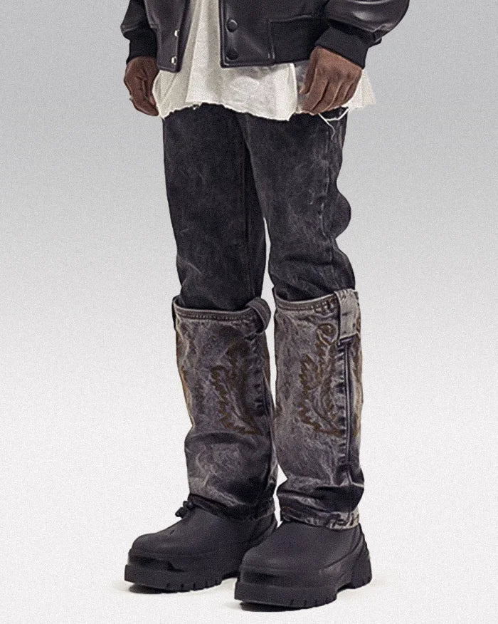 Y2k jeans men ’Lunar’