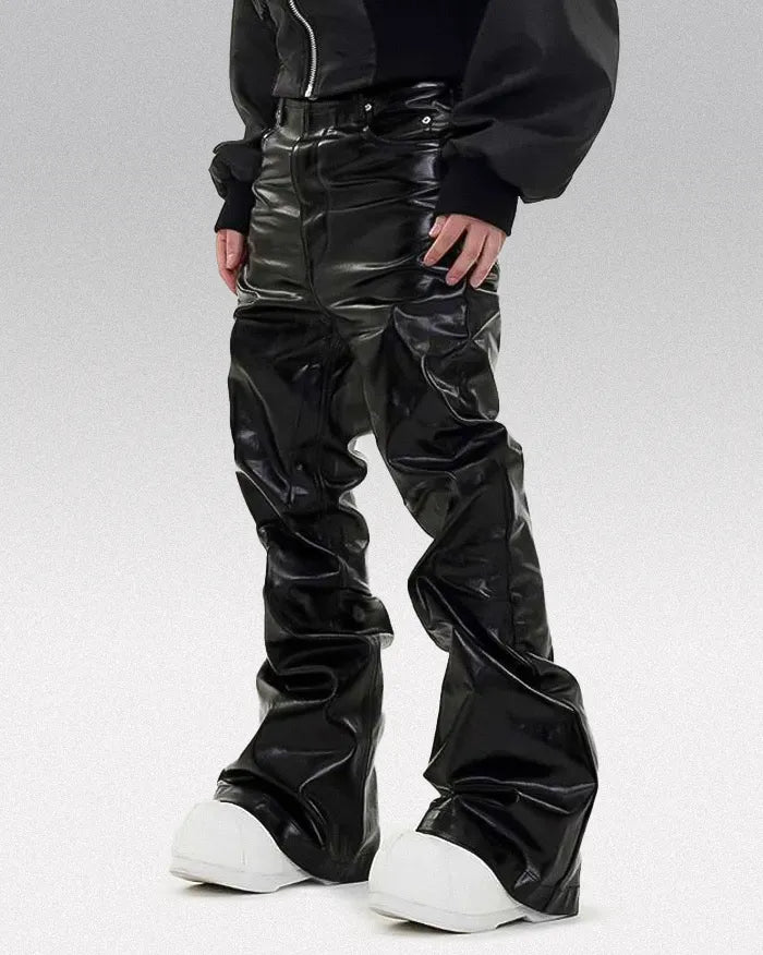 Y2k leather pants ’Neo’ - M