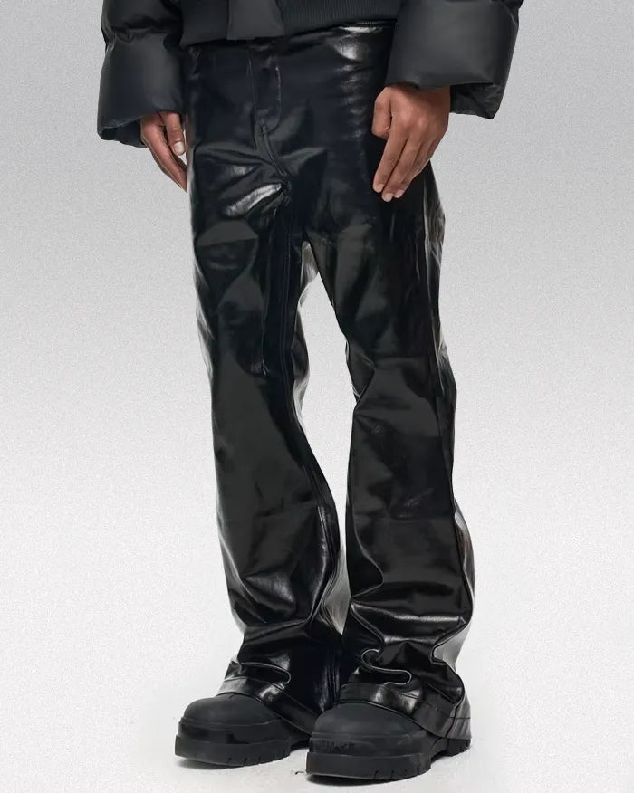 Y2k leather pants ’Neo’ - M