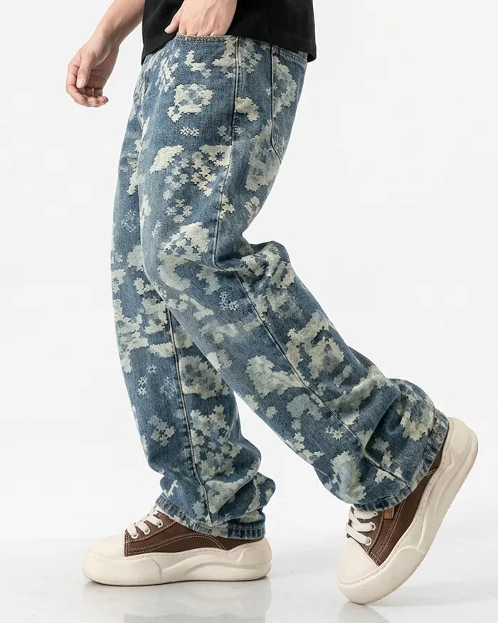 Y2k men jeans ’Cygnus’ - Blue / 28