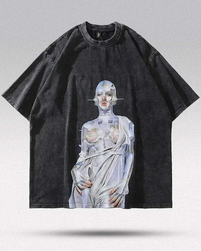 Y2k oversized T-shirt ’Sypher’ - Oversize M