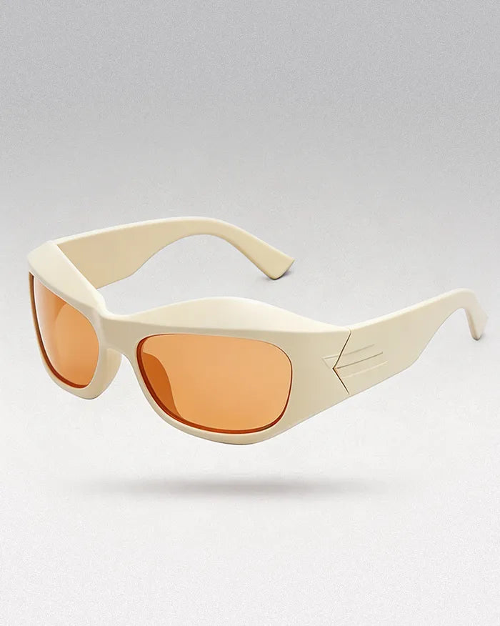 Y2K Shades ’Shuri’ - Beige