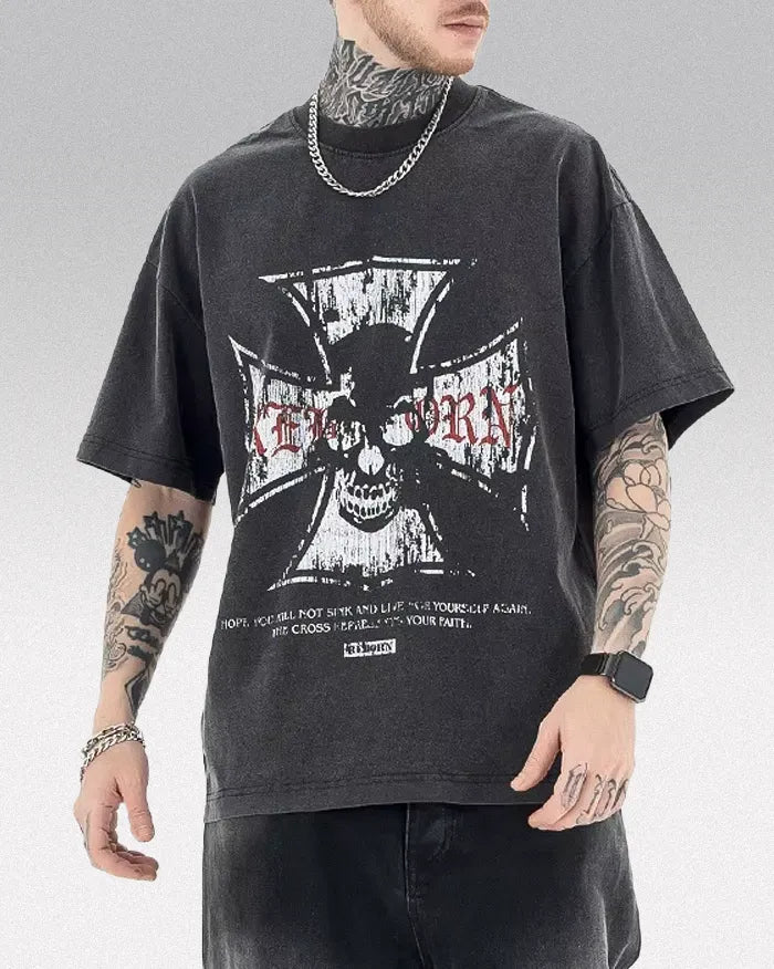 Y2k t-shirt men’s ’Torque’